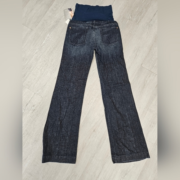 A PEA IN THE POD Maternity Jeans BRAND NEW Size 29 Y2K SEVEN DENIM - Picture 2 of 5